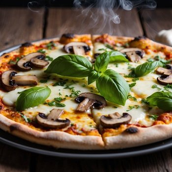פיצה פטריות וארטישוק